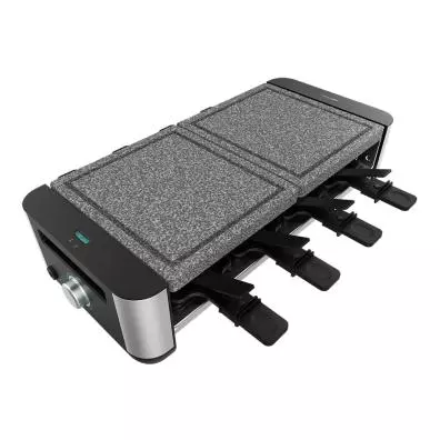 Plancha de asar Cecotec CHEESE&GRILL 16000 INOX ALLSTONE