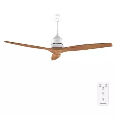 Ventilador de techo Cecotec ENERGYSILENCE AERO 5270 WHITE&BLACKWOOD