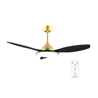 Ventilador de techo Cecotec ENERGYSILENCE 4800 LIGHT GOLDBLACK