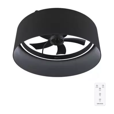 Ventilador de techo Cecotec ENERGYSILENCE LAMPAERO 650 BLACK DESIGN