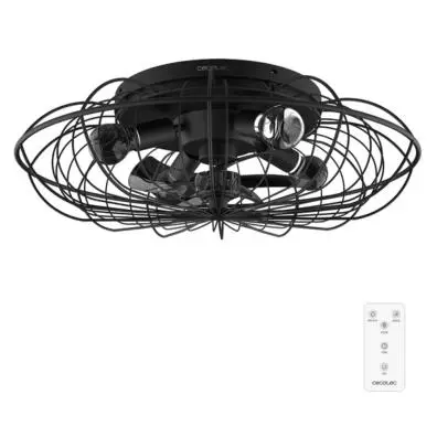 Ventilador de techo Cecotec ENERGYSILENCE LAMPAERO 650 IRON DESIGN