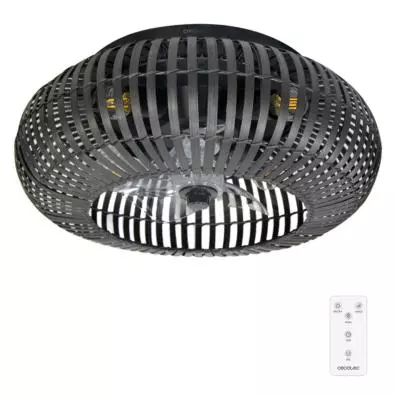 Ventilador de techo Cecotec ENERGYSILENCE LAMPAERO 600 NATURAL DARKWOOD