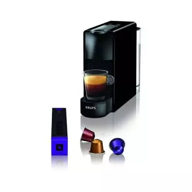 Cafetera de cápsulas Krups Nespresso Essenza Mini XN1108HNG negro