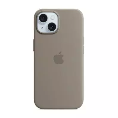 Funda Apple SILICONA CON MAGSAFE IPHONE 15 PLUS ARCILLA