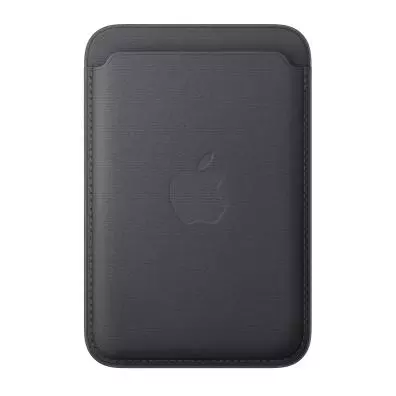 Cartera Apple TRENZADO FINO CON MAGSAFE PARA IPHONE NEGRO