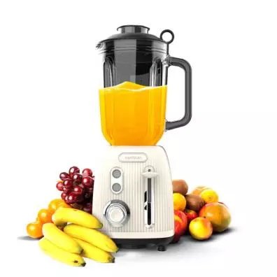 Batidora de vaso Cecotec POWER BLACK TITANIUM RETROBEIGE