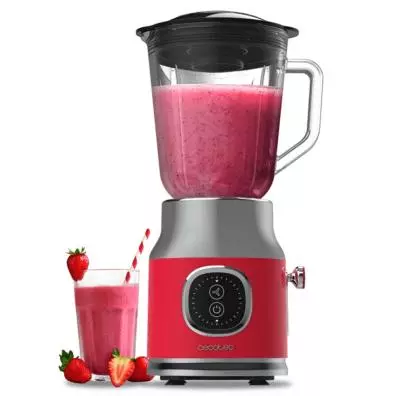 Batidora de vaso Cecotec RETROTWIST RED