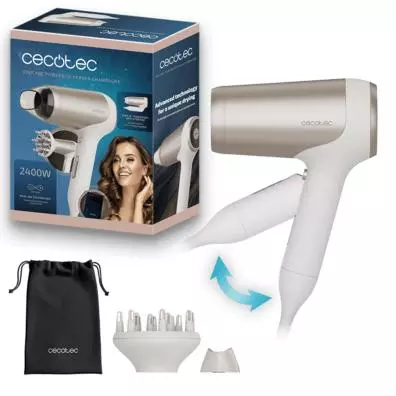 Secador Cecotec IONICARE POWER&GO HEAVEN CHAMPAGNE