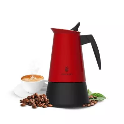 Cafetera italiana Cecotec PICCOLINA 600 RED