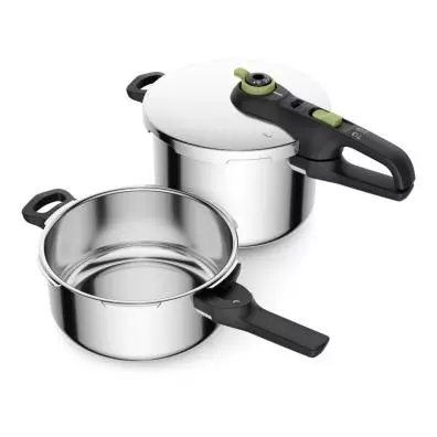 Olla a presión Tefal SECURE TRENDY SET 4 + 6 LT