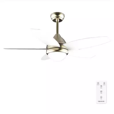 Ventilador de techo Cecotec ENERGYSILENCE AERO 4200 GOLDLIGHTWOOD