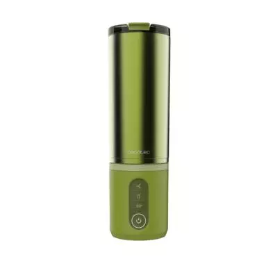 Batidora de vaso Cecotec POWER TITANIUM SHAKE2GO OLIVE STEEL