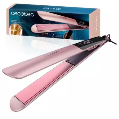 Plancha de pelo Cecotec LISSE KERATIN ESSENCE COTTON CANDY