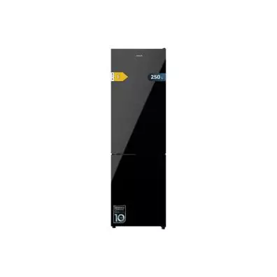 Frigorífico combi Cecotec BOLERO COOLMARKET COMBI 250 BLACK GLASS E