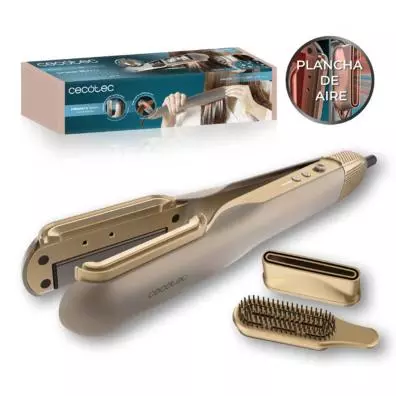 Plancha de pelo Cecotec AIRLISSE 2IN1 FORCEDRY CHAMPAGNE