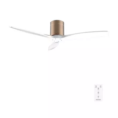 Ventilador de techo ⁠Cecotec ENERGYSILENCE AERO 5400 CLASSIC GOLD&WHITE