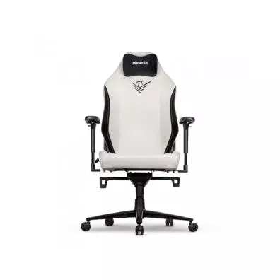 Silla gaming Phoenix MONARCH REMASTER TELA GRIS Y NEGRO TALLA R