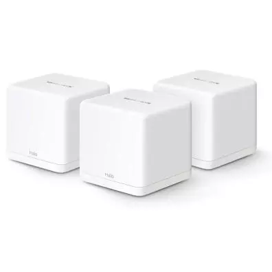 Sistema de malla WiFi Mercusys AX1500 WHOLE HOME MESH WI-FI 6 SYSTEM 3-PACK