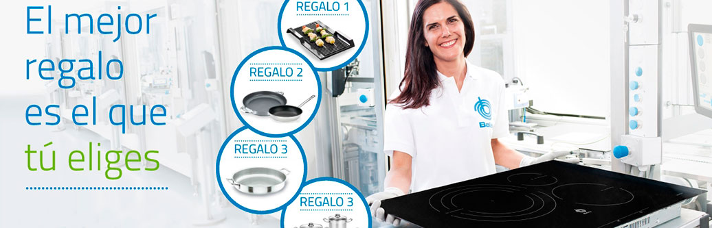 Por la compra de tu placa de inducción llévate uno de nuestros regalos totalmente gratis
