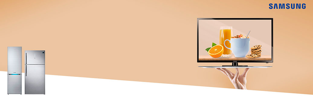 Compra tu frigorífico Samsung de 2 puertas o 2 metros y llévate un televisor de 24 pulgadas gratis