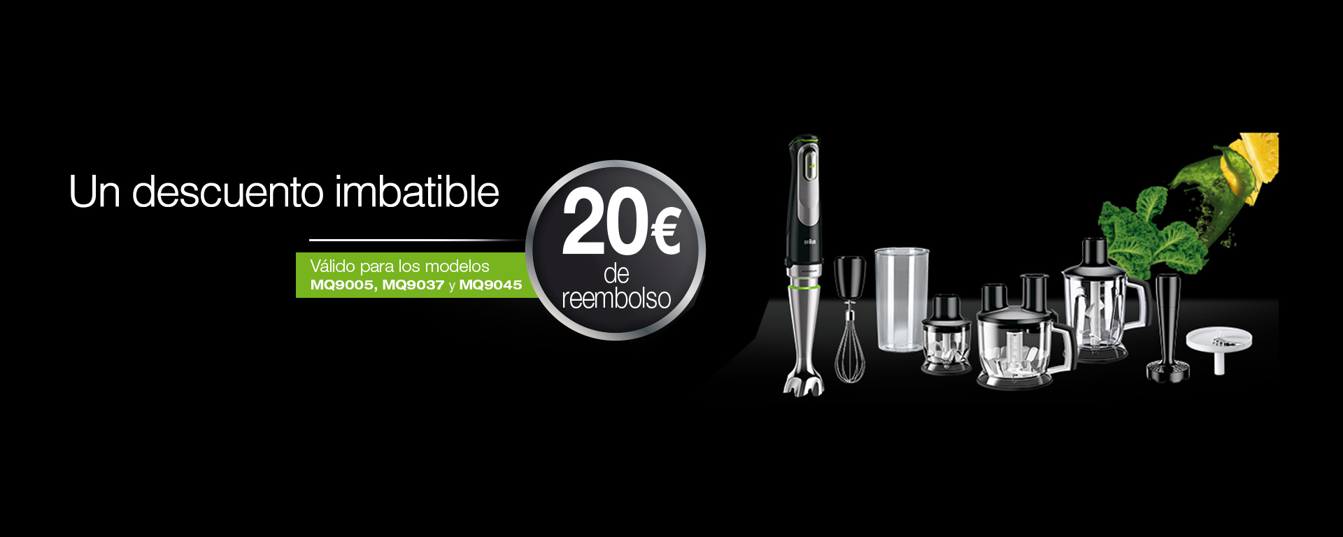 Descuento de 20€ en batidoras Braun Minipimer 9