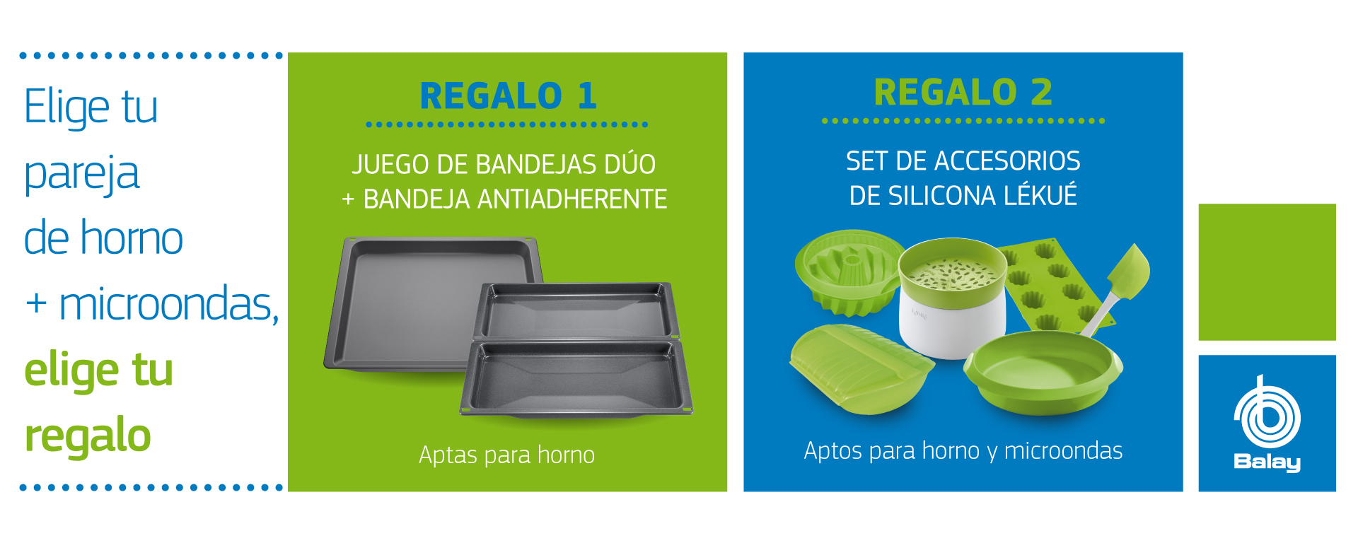 Compra horno y microondas Balay de la serie cristal y elige el regalo que prefieras