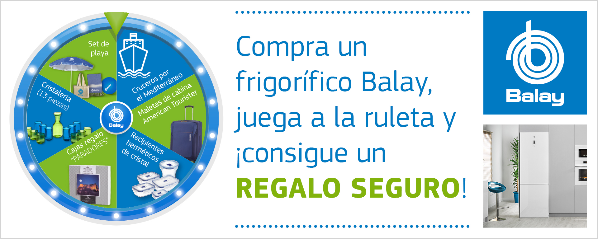 Participa en la Ruleta frío Balay consigue grandes premios