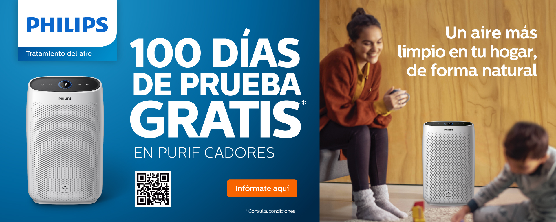 Compra uno de estos productos de Philips y consigue 100 días de prueba gratis