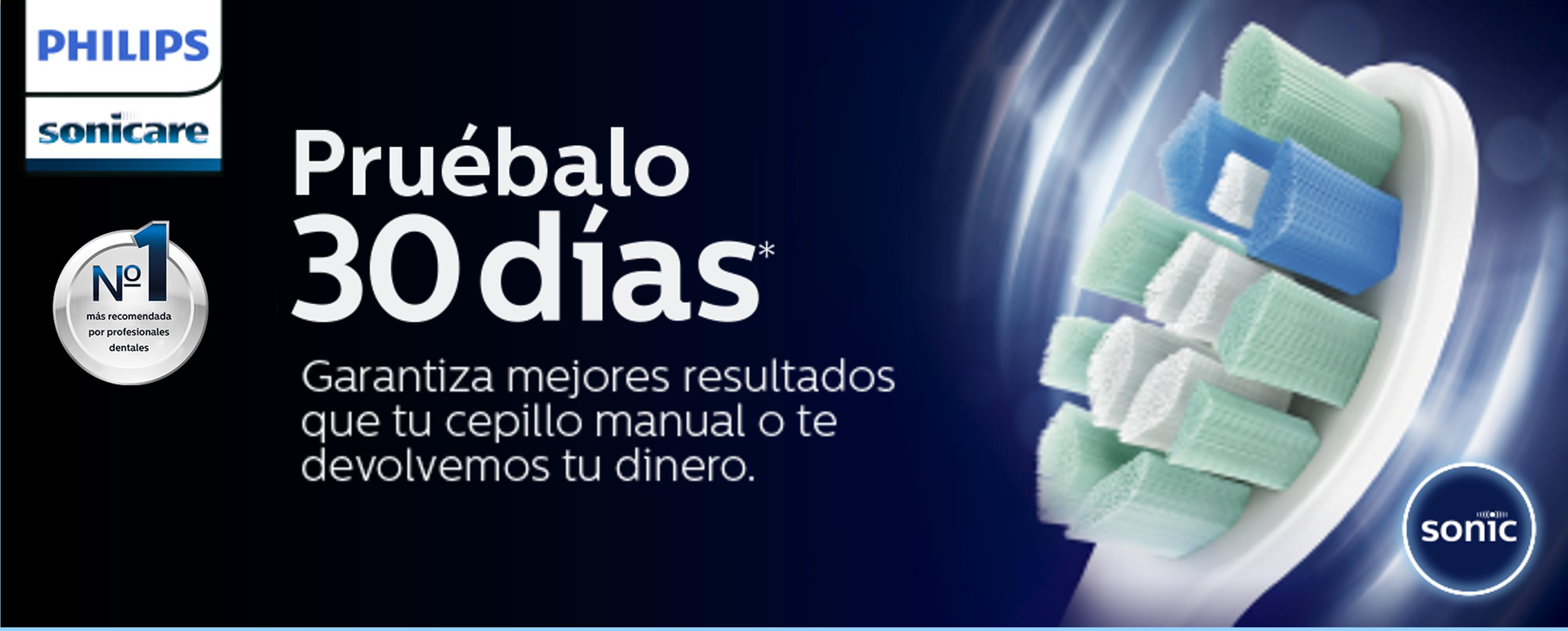 Compra un producto Philips Cuidado Dental incluido en la promoción y si no quedas satisfecho, te devolvemos tu dinero