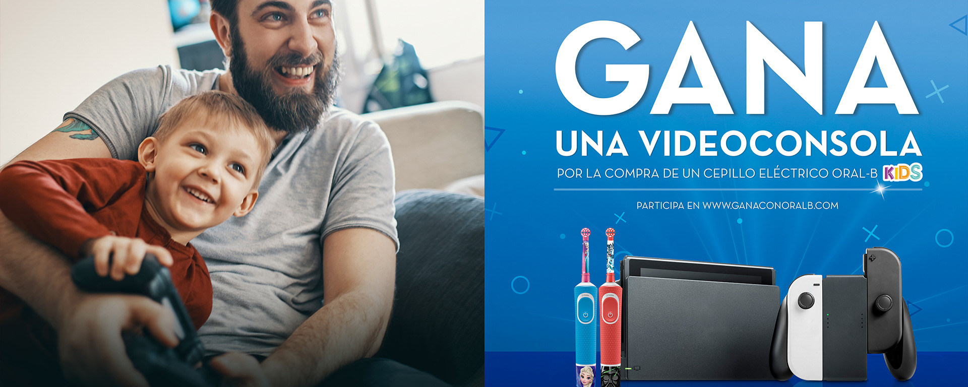 Compra un cepillo eléctrico Oral-B Kids y entra en el sorteo de una videoconsola