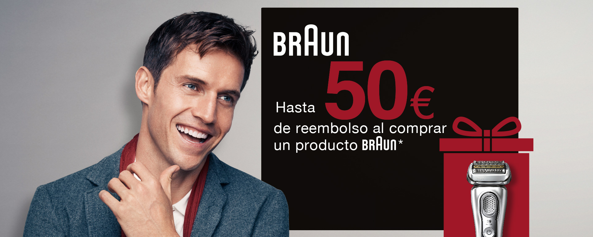 Compra un producto de Braun cuidado personal y lleváte un reembolso de hasta 50€