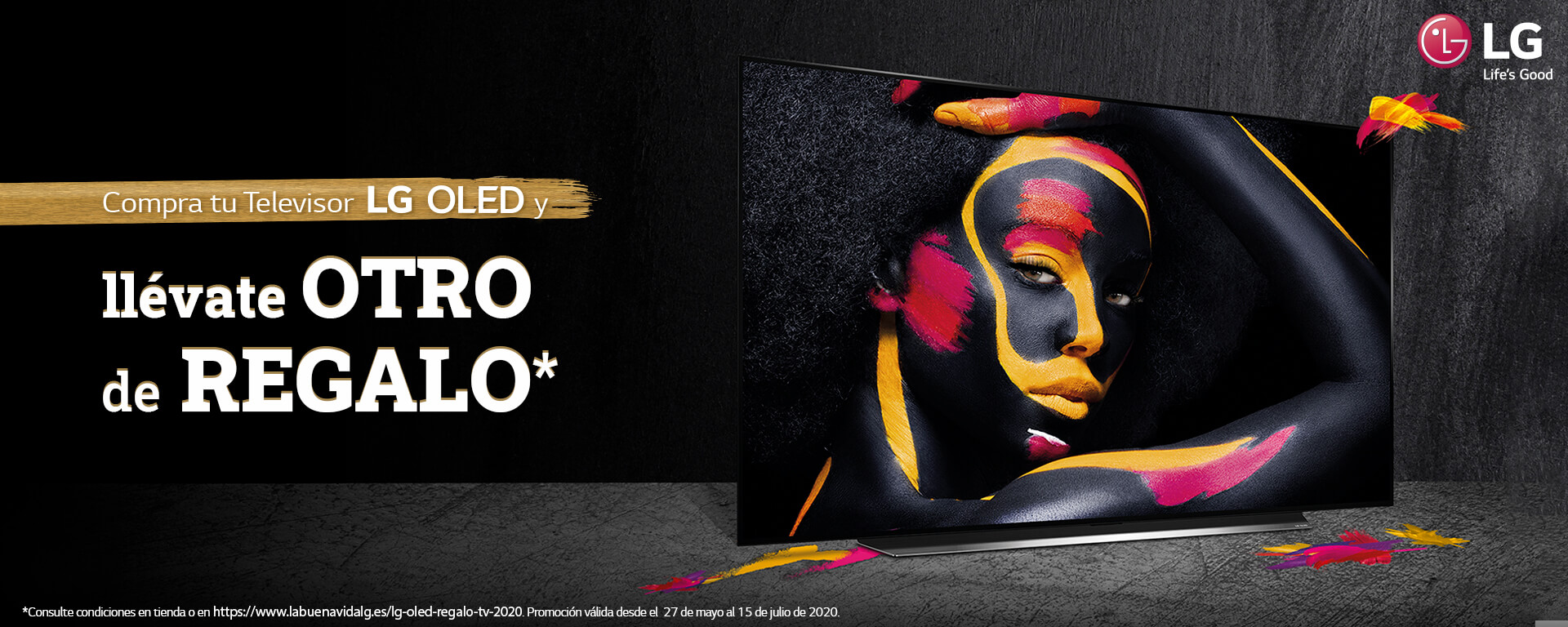 Compra tu Televisor LG OLED y consigue otro de regalo 