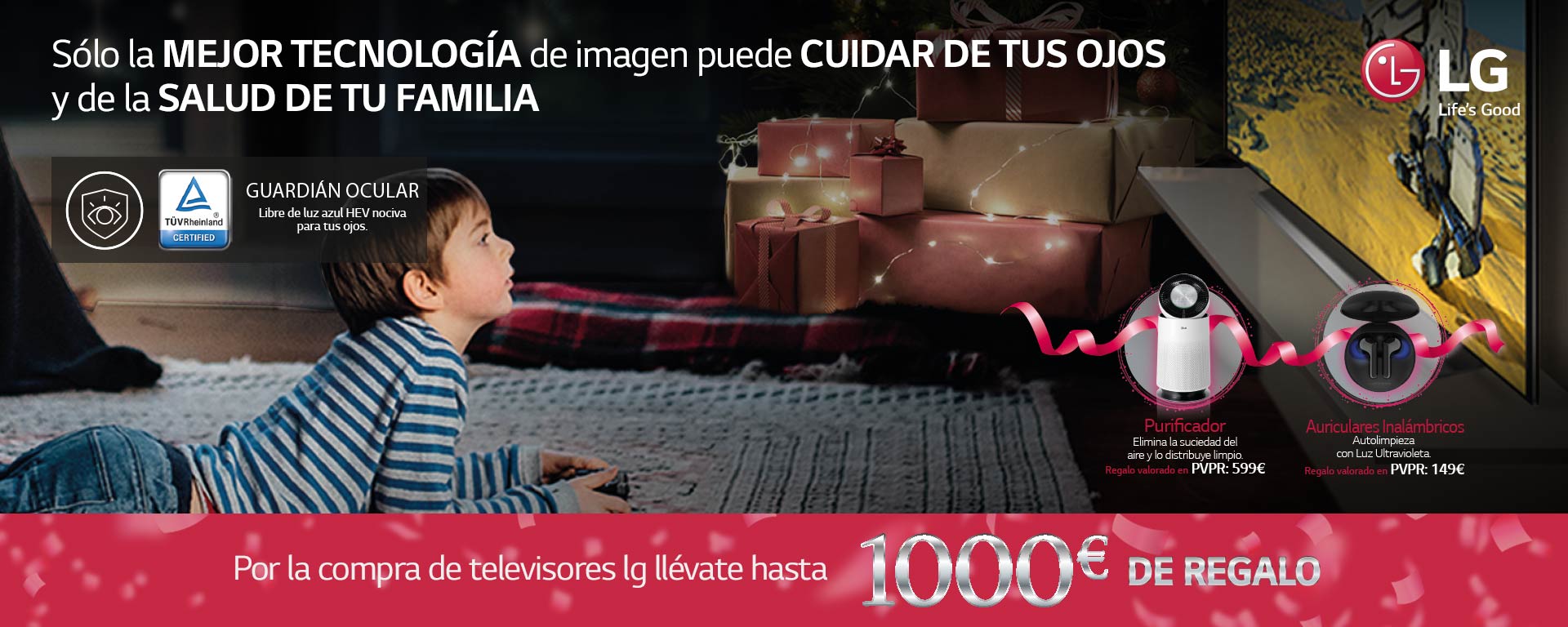Compra tu Televisor OLED o Nanocell de LG y consigue un reembolso determinado de hasta 1000€ o un producto de regalo