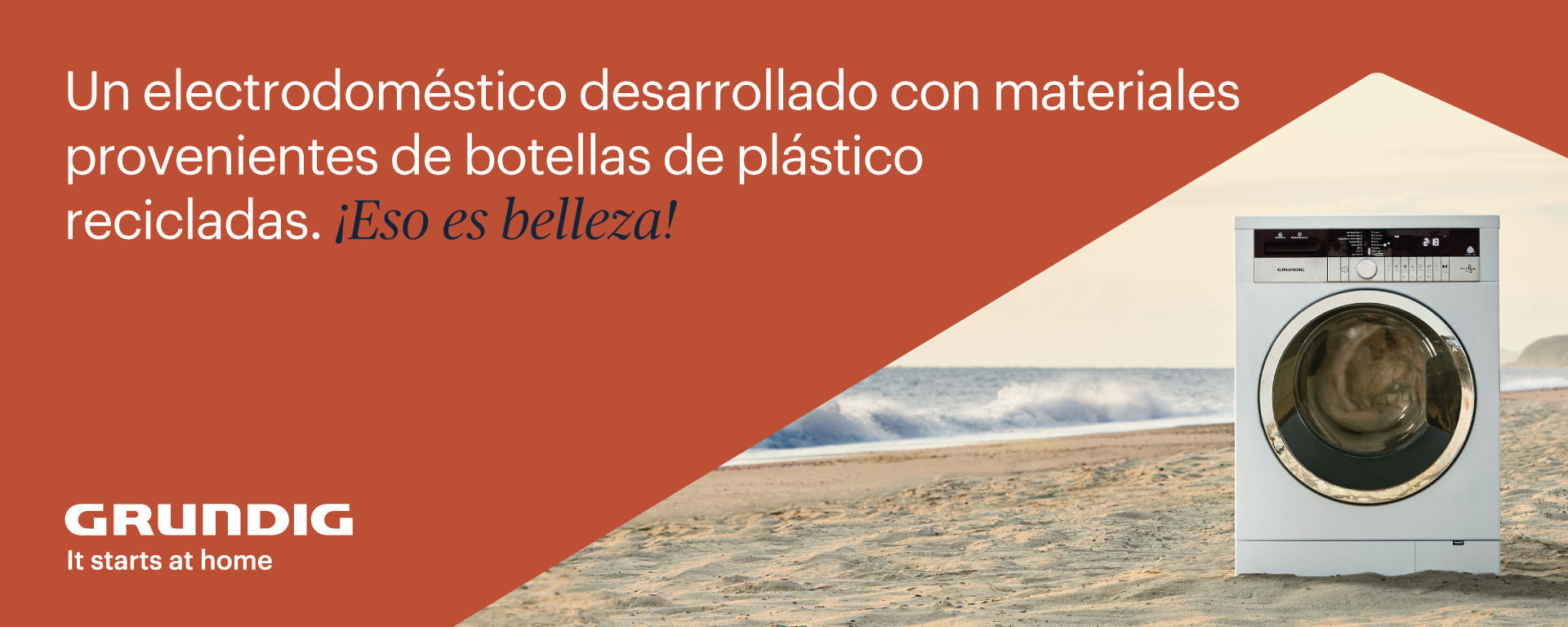 Llévate un juego de toallas de regalo por la compra de secadora Grundig