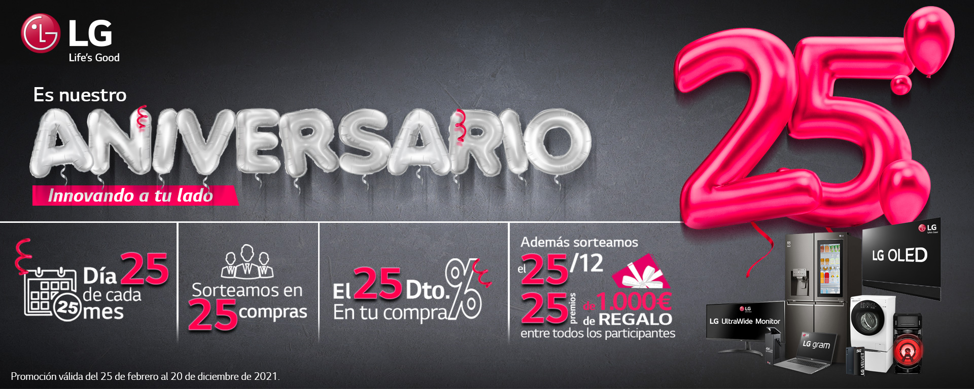 Llévate una tarjeta prepago Mastercard por la compra de tu producto LG