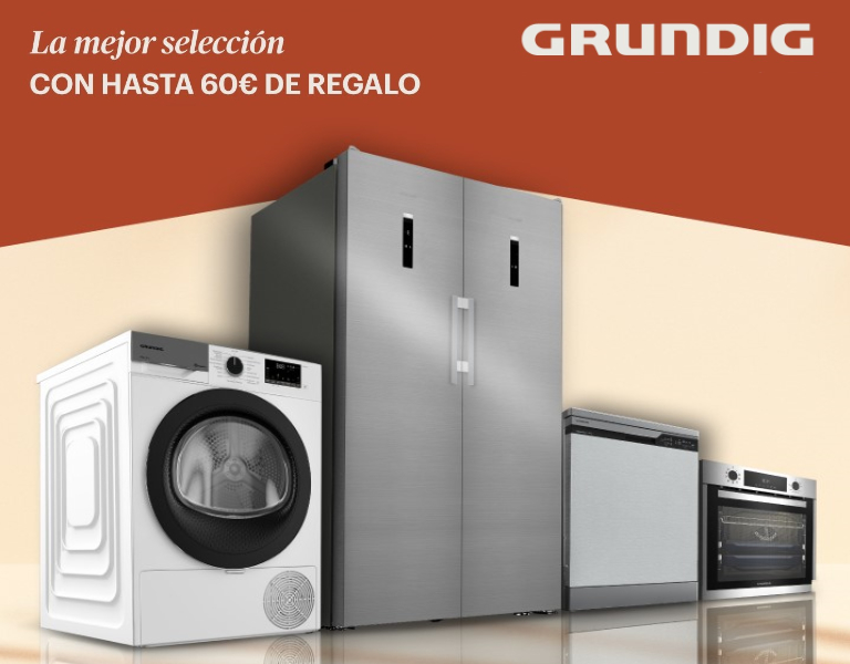 Llévate hasta 60€ de reembolso por la compra de tu producto Grundig