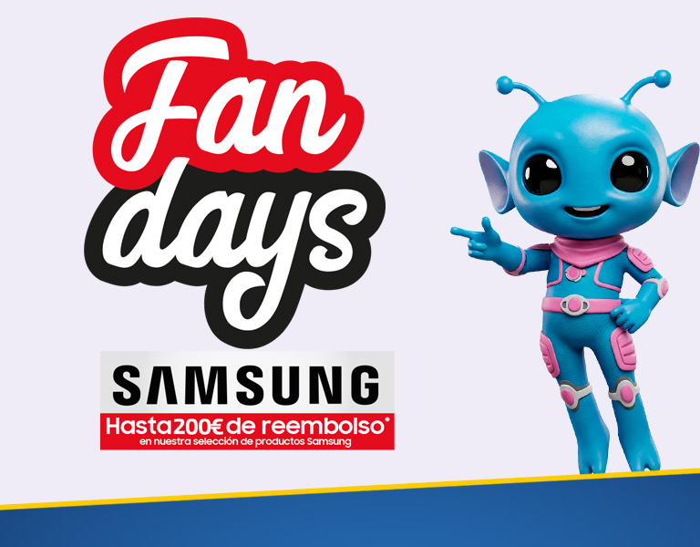 Consigue tu nuevo producto Samsung en los Fan Days