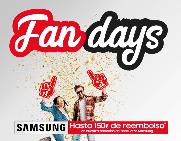 Consigue tu nuevo producto Samsung en los Fan Days