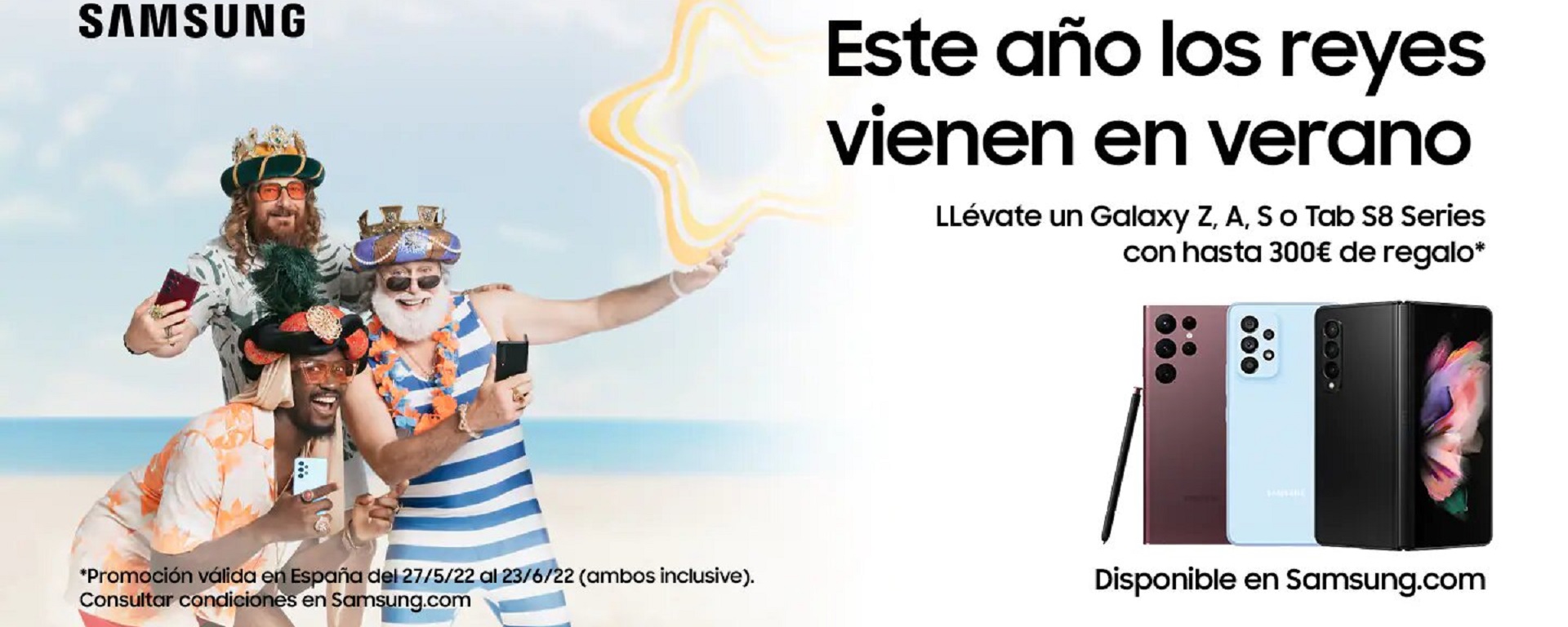 Llévate hasta 300 euros de reembolso por la compra de tu Samsung Galaxy