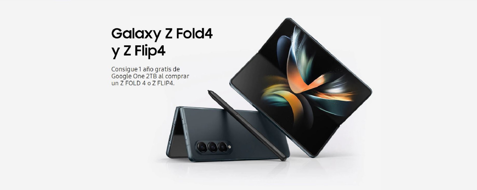 Llévate una suscripción a Google One de regalo por la compra de los nuevos smartphones Z FOLD 4 y Z FLIP 4