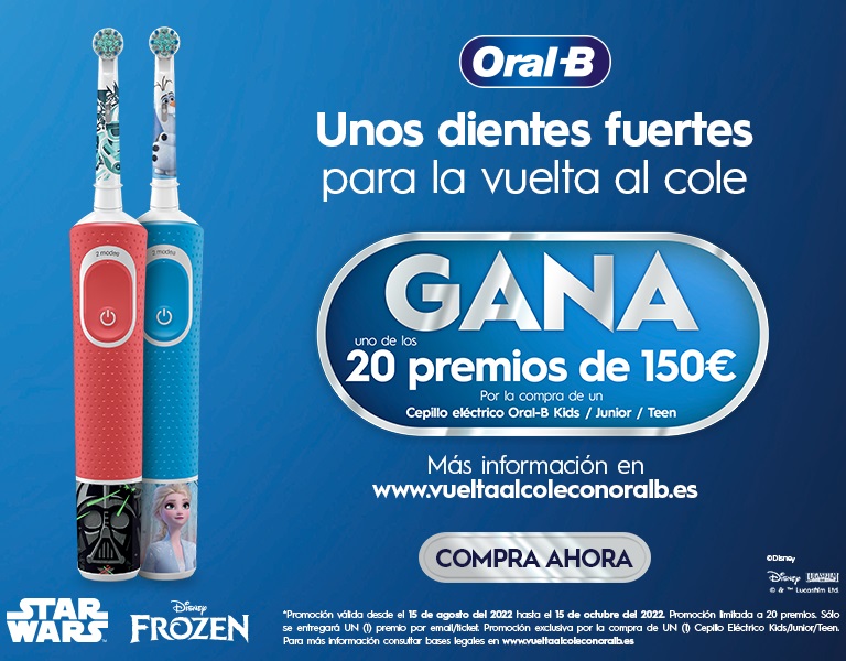 Llévate hasta 150 euros de regalo por la compra de tu producto Oral B