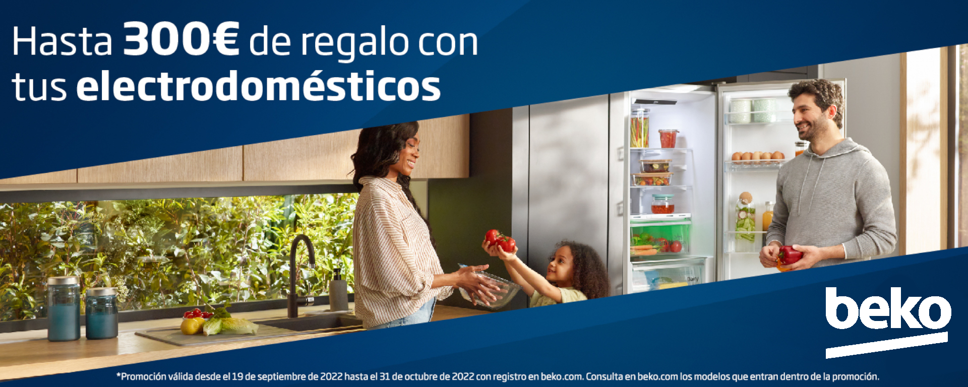 Llévate hasta 300 euros de reembolso por la compra de tu electrodoméstico Beko