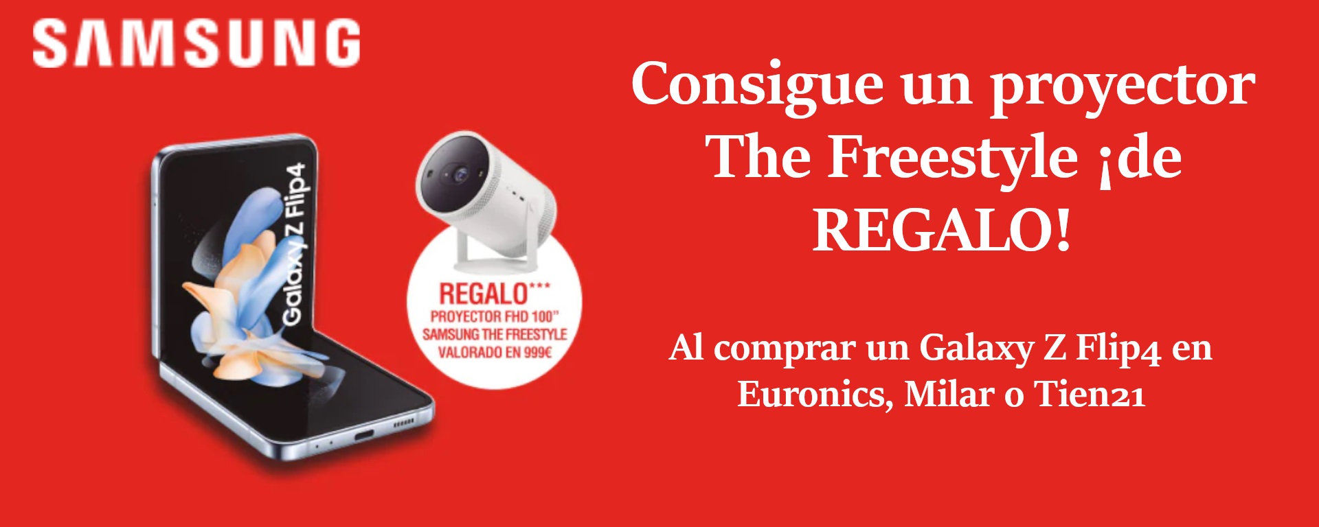 Consigue un proyector The Freestyle ¡de REGALO!