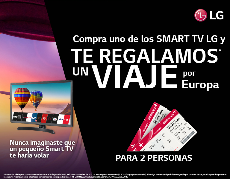 Compra un televisor Smart TV LG y viaja por Europa