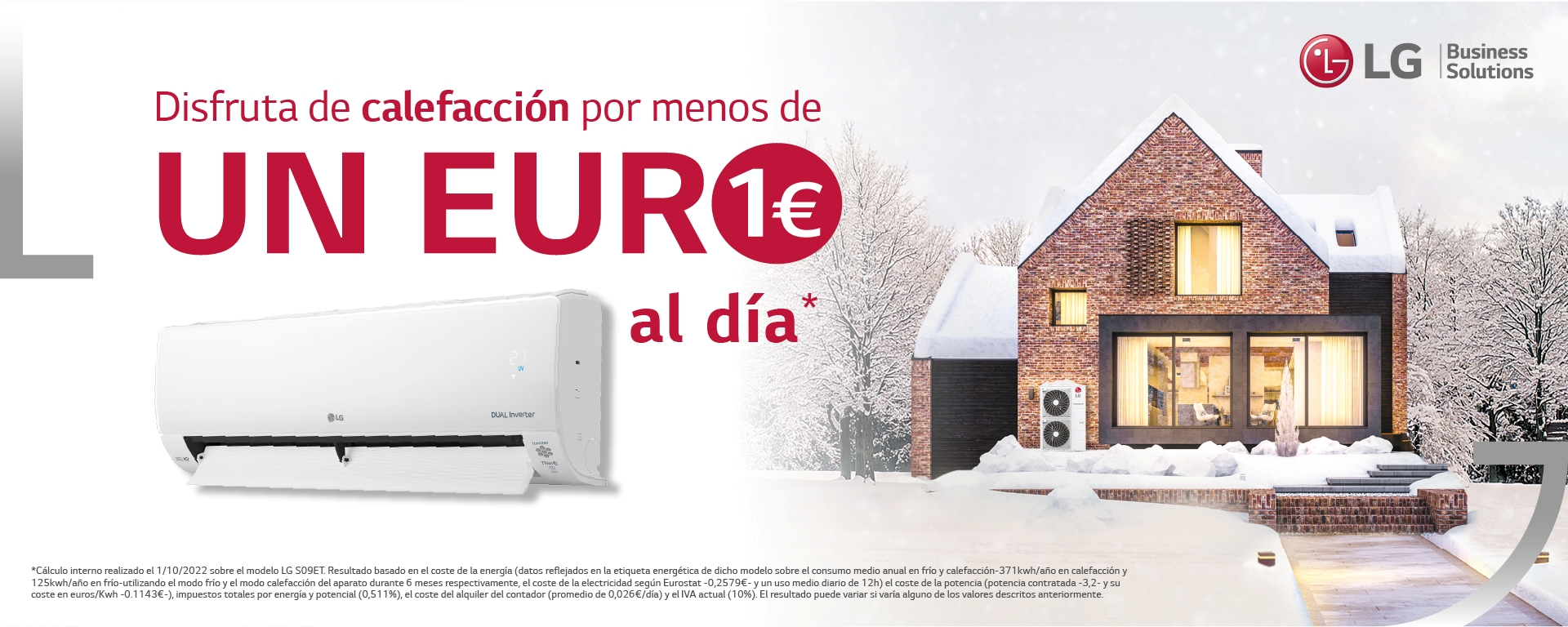 LG climatiza tu hogar por menos de un euro al día