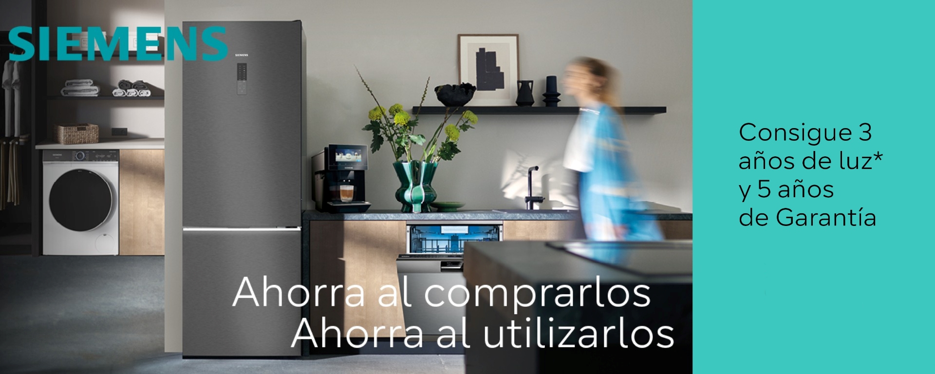 Consigue 3 años de luz y 5 años de garantía gracias a Siemens