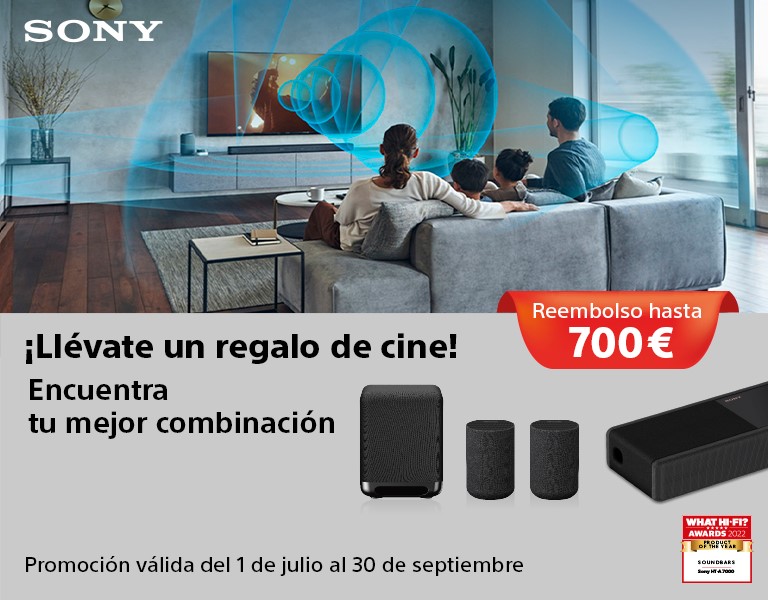 Consigue un reembolso de hasta 700€ con Sony
