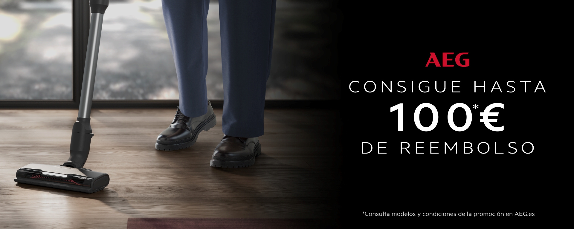Consigue hasta 100 euros de reembolso por la compra de tu aspirador AEG