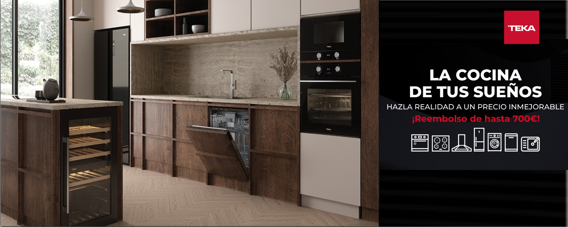 Haz realidad la cocina de tus sueños con un reembolso de hasta 700€