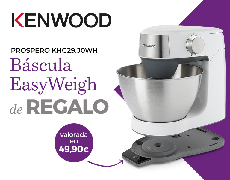 Por la compra de un robot de cocina llévate una báscula de cocina Kenwood de regalo